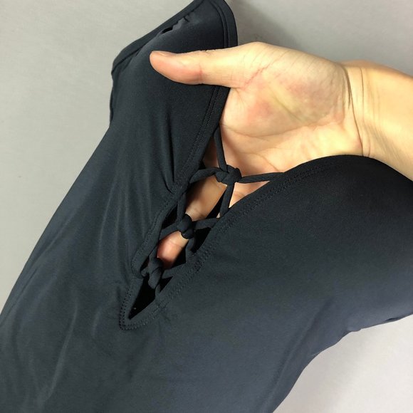 Bleu Rod Beattie Navy Starppy Tankini Swim Top Size 6 - Picture 3 of 9